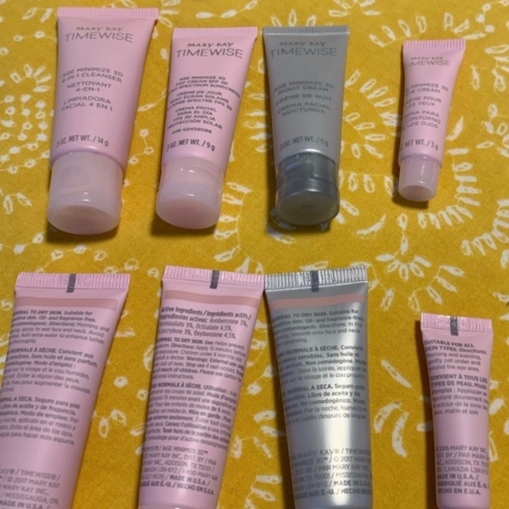 Mary Kay Timewise 3D set Normal to Dry Travel Size